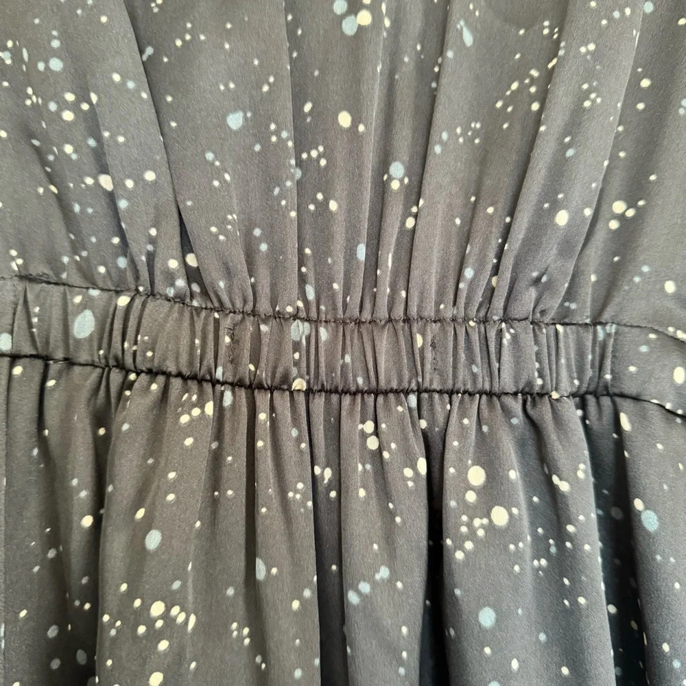 Vince Constellation print poet dress with pockets Size: XS - Picture 9 of 10